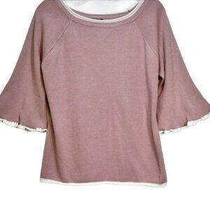 Women's Vila Milani Mauve Rose  Bell Sleeve Sweater M/L